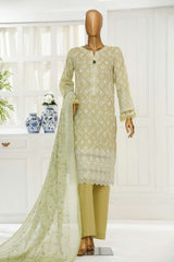 Printkari By HZ Stitched 3 Piece Chikankari Vol-06 Collection'2025-PTR-3P-836