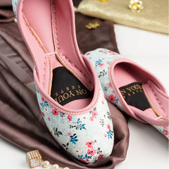 On Your Feets Pastel Pink Floral