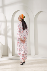 Luxe Noir by Madiha Gohar Stitched Summer Suit-Pastel Powder