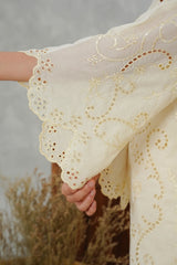 Serena by Madiha Gohar Stitched Summer Suit-Pearl Glow