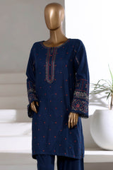 Vybe By Sada Bahar Stitched Co Ords Premium Winter Fabric Suit-MEK-253-Blue