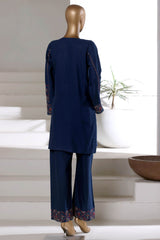 Vybe By Sada Bahar Stitched Co Ords Premium Winter Fabric Suit-MEK-253-Blue