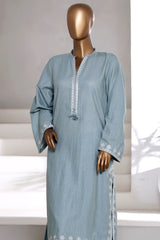 Vybe By Sada Bahar Stitched Co Ords Premium Winter Fabric Suit-MEK-251-SKY