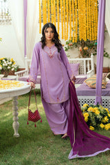 Mehndi Lagai Omal By Komal Stitched 3 Piece Wedding Formals Suit-Naaz