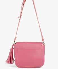 RTW Creation - Pink foldover saddle bag
