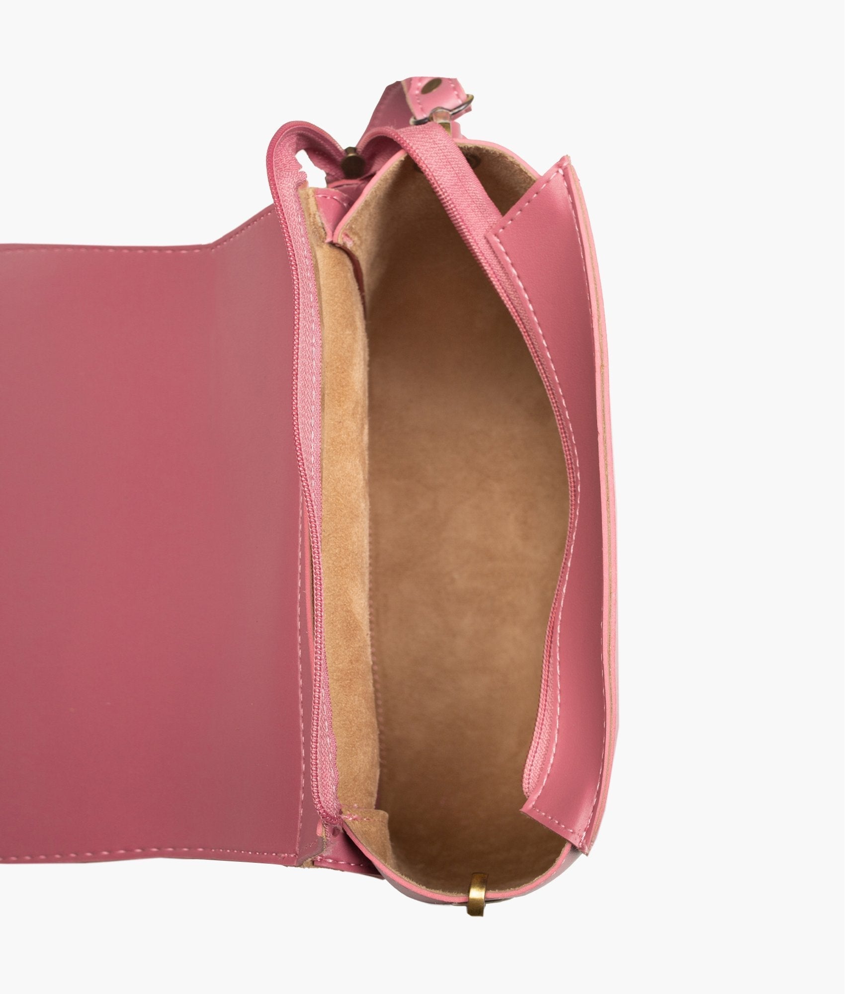 RTW Creation - Pink foldover saddle bag