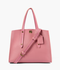 RTW Creation - Pink multi compartment satchel bag