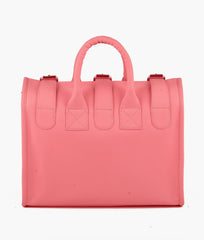 RTW Creation - Rose pink satchel bag