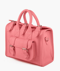 RTW Creation - Rose pink satchel bag