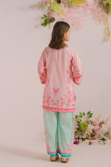 Sprinkles Stitched 2 Piece Summer Co Ord Sets Kids Collection'2025-Pink Petals- 2pcs