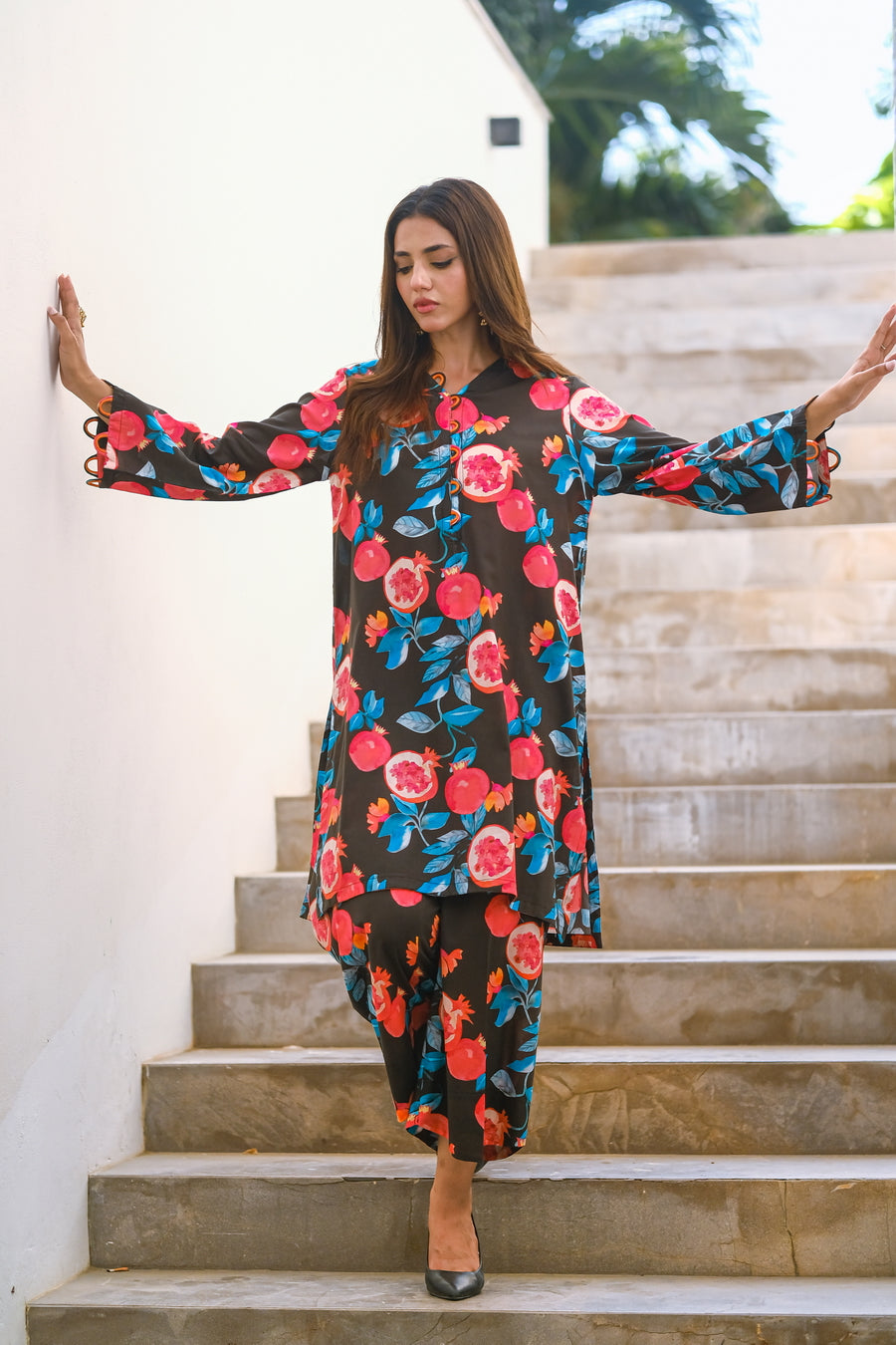 Sprinkles Stitched 2 Piece Summer Luxury Lawn Women Collection'2025-Pomo - 2-Piece Luxury Lawn Set