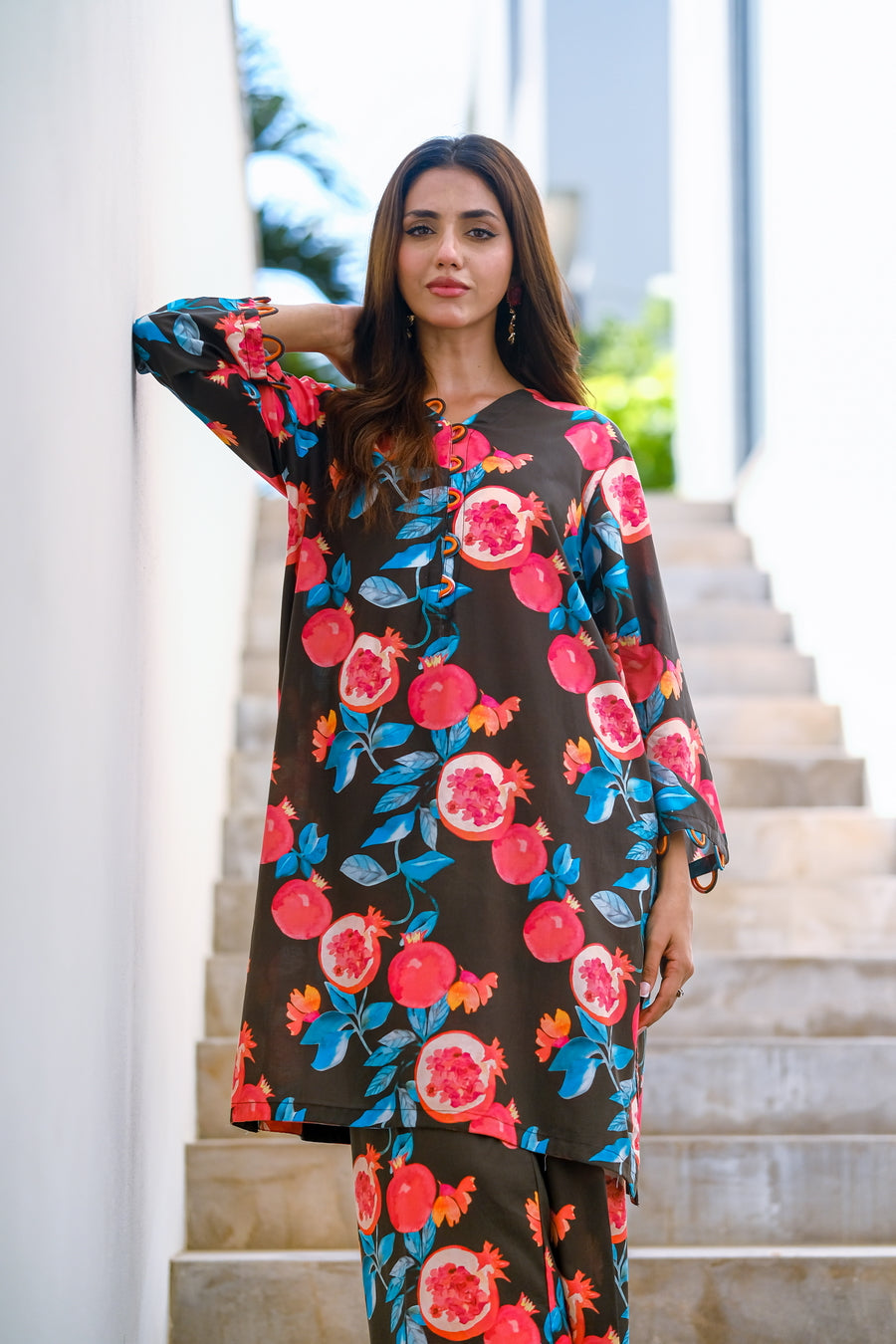 Sprinkles Stitched 2 Piece Summer Luxury Lawn Women Collection'2025-Pomo - 2-Piece Luxury Lawn Set
