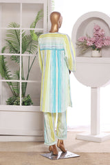 Khombi Stitched 2 Piece Cotton Casual Pret Suit-Pralines