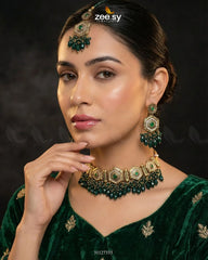 Precious Diamond CutStone Bridal Set - Zeesy Jewellery