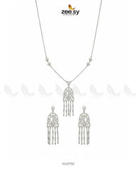 Precious Crystal Eternal Necklace Set - Zeesy Jewellery