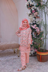 03 PC - PEACH- SHIRT - EMBROIDERED