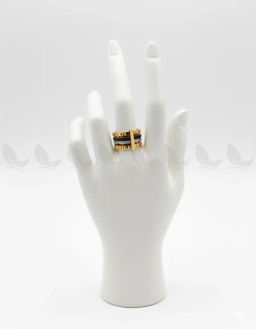 Prism Multi Layer Band Ring - Zeesy Jewellery