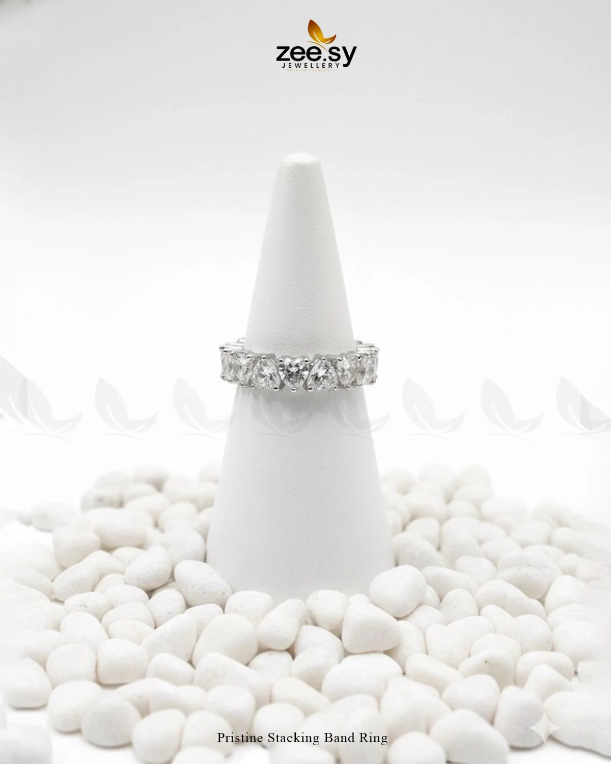 Pristine Stacking Band Ring - Zeesy Jewellery