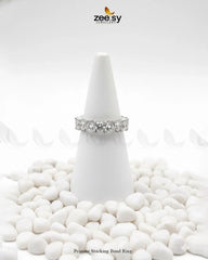 Pristine Stacking Band Ring - Zeesy Jewellery