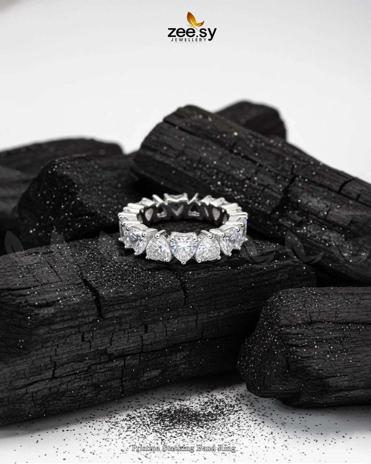 Pristine Stacking Band Ring - Zeesy Jewellery