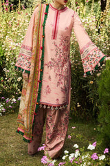 SS Lawn By Hussain Rehar Unstitched 3 Piece Emb Lawn Suit-Pune