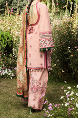 SS Lawn By Hussain Rehar Unstitched 3 Piece Emb Lawn Suit-Pune