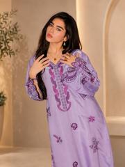 Dhaga Stitched Solid 2 Piece Emb Formals Suit-Maple