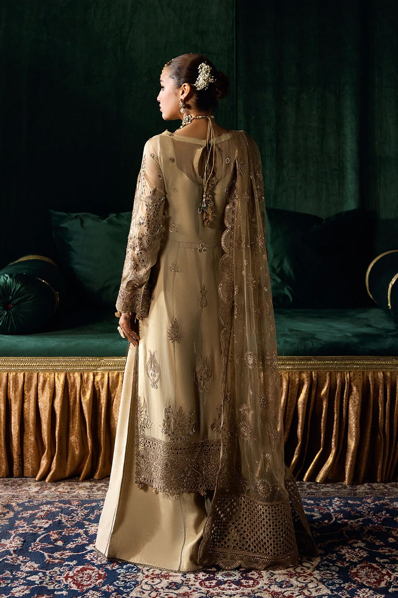Dastak by Ramsha Unstitched 3 Piece Luxury Chiffon Vol-02 Collection'2025-Q-207