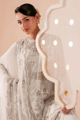 Dastak by Ramsha Unstitched 3 Piece Permium Chiffon Vol-03 Suit-Q-302