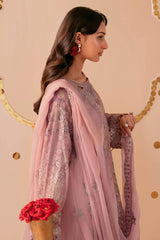 Dastak by Ramsha Unstitched 3 Piece Permium Chiffon Vol-03 Suit-Q-305