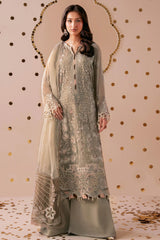 Dastak by Ramsha Unstitched 3 Piece Permium Chiffon Vol-03 Suit-Q-307