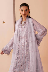 Dastak by Ramsha Unstitched 3 Piece Permium Chiffon Vol-03 Suit-Q-308