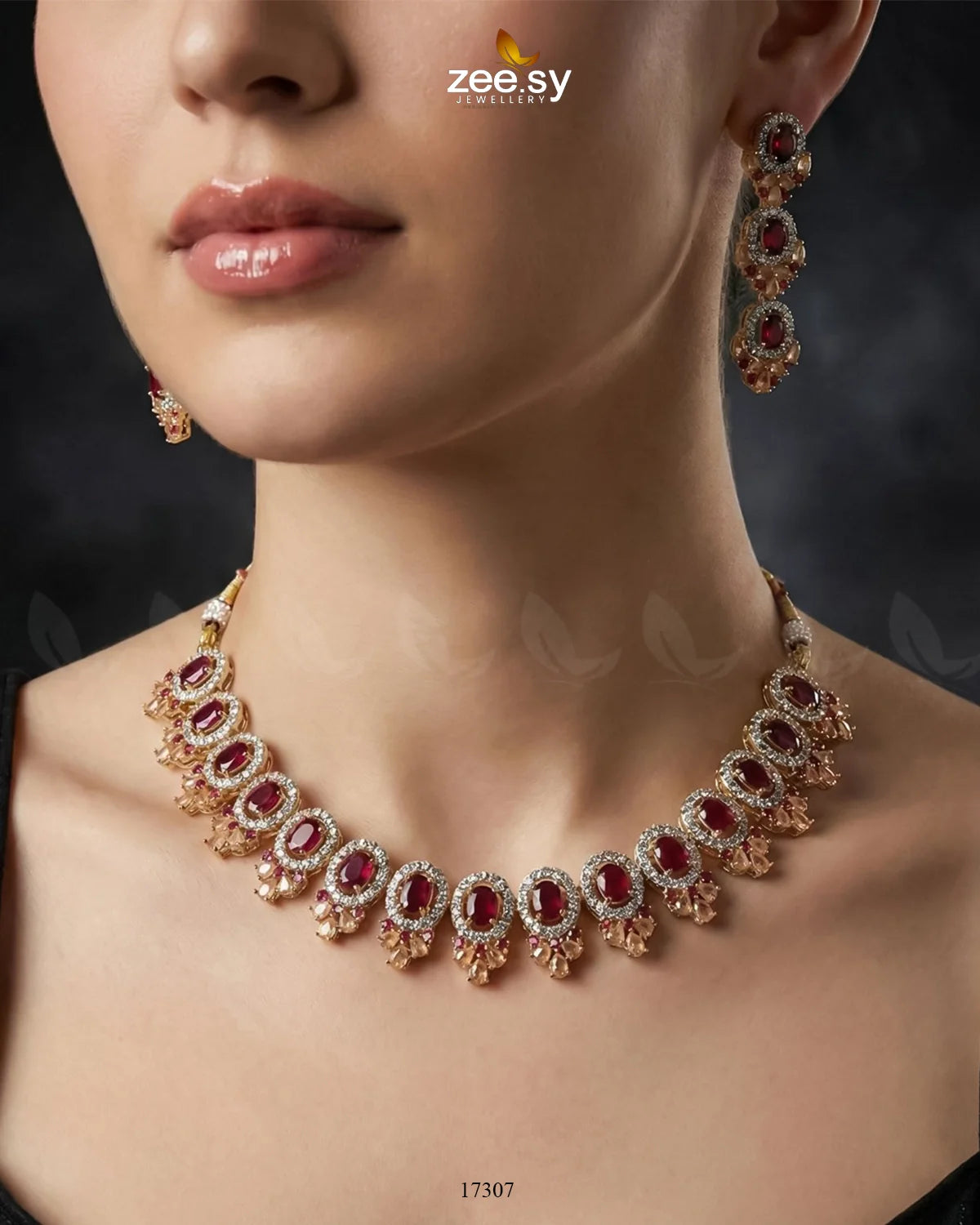 Embellished Necklace - Zeesy Jewellery