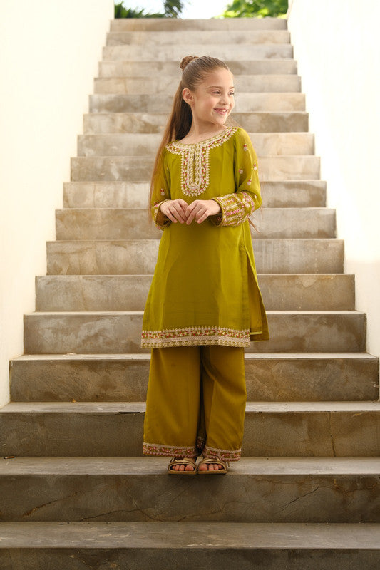Sprinkles Stitched 2 Piece Formals Festive Kids Collection'2025-Anaya - 2ps Embroidered