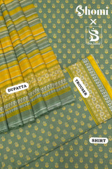 Bin Saeed 3 Piece Unstitched Printed Lawn Edition'01 Suit-RDL-15-Pista