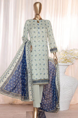 Rimjhim By HZ Unstitched 3 Piece Digital Printed Lawn Suit-REC-123