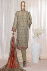 Rimjhim By HZ Unstitched 3 Piece Digital Printed Lawn Suit-REC-126
