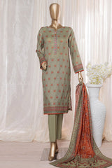 Rimjhim By HZ Unstitched 3 Piece Digital Printed Lawn Suit-REC-126