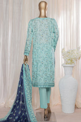 Rimjhim By HZ Unstitched 3 Piece Digital Printed Lawn Suit-REC-130