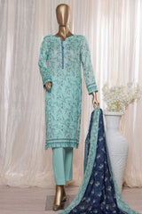 Rimjhim By HZ Unstitched 3 Piece Digital Printed Lawn Suit-REC-130