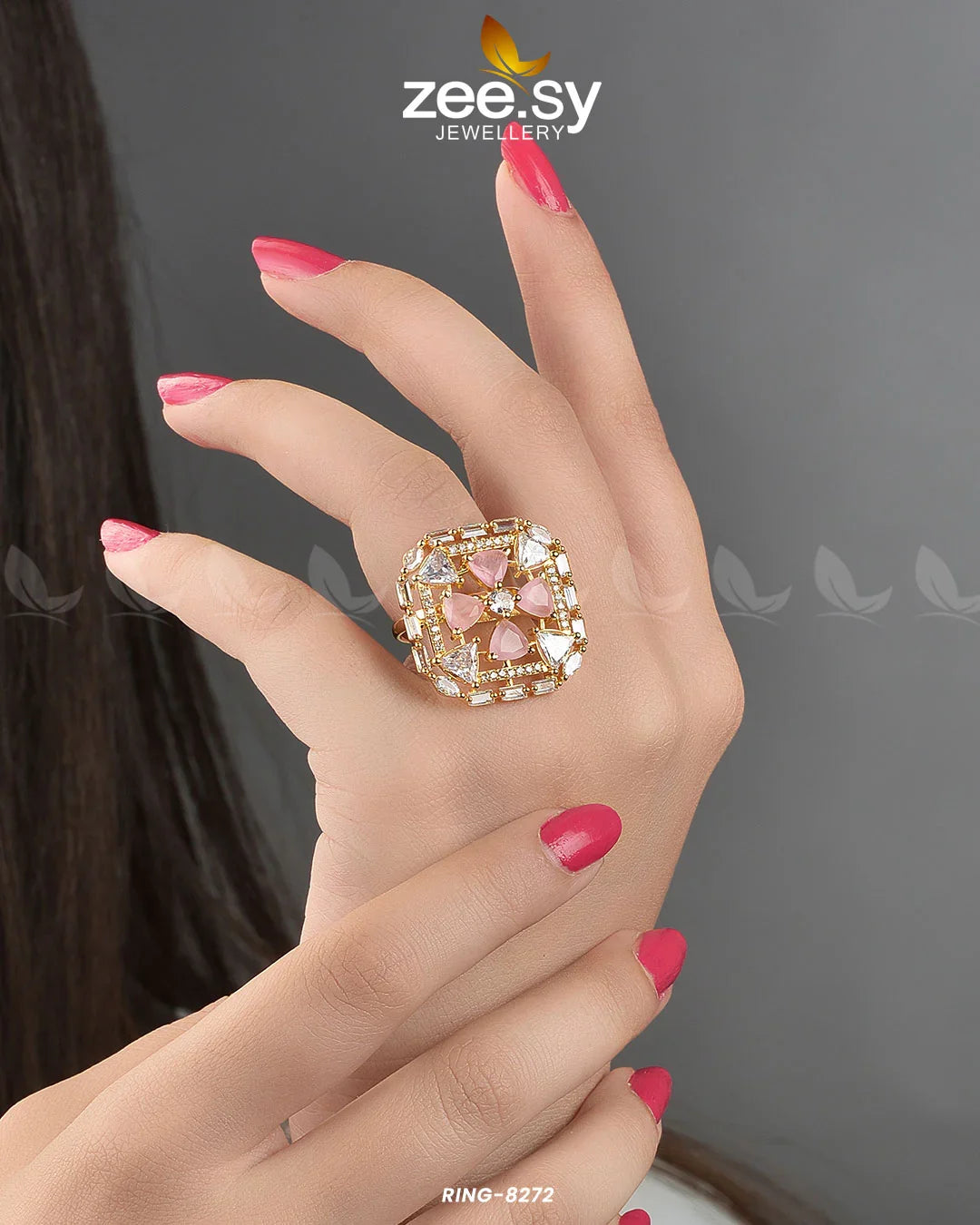 Cubic Ring-8272 - Zeesy Jewellery