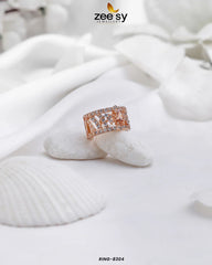 Ring-8304 Champagne - Zeesy Jewellery