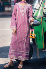 Taneez by Roheenaz Unstitched 3 Piece Block Printed Lawn Suit-RNB-01-A-Maral