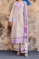Taneez by Roheenaz Unstitched 3 Piece Block Printed Lawn Suit-RNB-02-B-Kiana