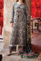 Taneez by Roheenaz Unstitched 3 Piece Block Printed Lawn Suit-RNB-04-B-Mahin