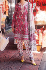 Taneez by Roheenaz Unstitched 3 Piece Block Printed Lawn Suit-RNB-08-B-leyli