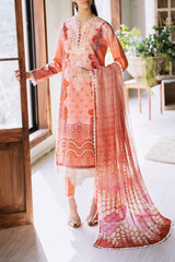 Flora by Rohenaz Unstitched 3 Piece Printed Lawn Suit-RNP-04-B