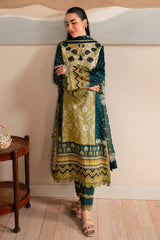 Selene By Roheenaz Unstitched 3 Piece Printed Cambric Fall Suit-RNP-01-A-Ember