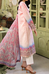 Flora by Rohenaz Unstitched 3 Piece Printed Lawn Suit-RNP-01-A