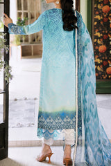 Flora by Rohenaz Unstitched 3 Piece Printed Lawn Suit-RNP-01-B